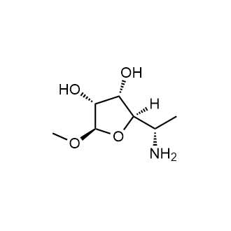 (2R,3S,4R,5R)-2-((S)-1-Aminoethyl)-5-methoxytetrahydrofuran-3,4-diol|CS-0103768