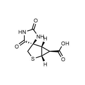 rel-(1R,2S,5S,6R)-2',5'-Dioxo-4-thiaspiro[bicyclo[3.1.0]hexane-2,4'-imidazolidine]-6-carboxylic acid|CS-0104059