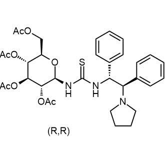 N-[(1R,2R)-1,2-Diphenyl-2-(1-pyrrolidinyl)ethyl]-N'-(2,3,4,6-tetra-O-acetyl-β-D-glucopyranosyl)thiourea|CS-0104172
