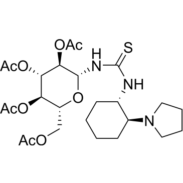 N-[(1S,2S)-2-(1-Pyrrolidinyl)cyclohexyl]-N'-(2,3,4,6-tetra-O-acetyl-β-D-glucopyranosyl)thiourea|CS-0104176