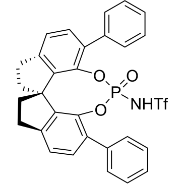 1,1,1-Trifluoro-N-[(11aS)-10,11,12,13-tetrahydro-3,7-diphenyl-5-oxido-diindeno[7,1-de:1',7'-fg][1,3,2]dioxaphosphocin-5-yl]methanesulfonamide|CS-0104409
