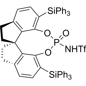 1,1,1-Trifluoro-N-[(11aR)-10,11,12,13-tetrahydro-5-oxido-3,7-bis(triphenylsilyl)diindeno[7,1-de:1',7'-fg][1,3,2]dioxaphosphocin-5-yl]methanesulfonamide|CS-0104413