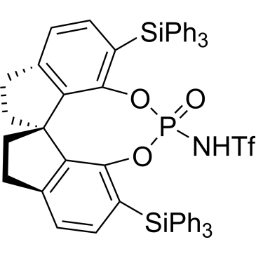 1,1,1-Trifluoro-N-[(11aS)-10,11,12,13-tetrahydro-5-oxido-3,7-bis(triphenylsilyl)diindeno[7,1-de:1',7'-fg][1,3,2]dioxaphosphocin-5-yl]methanesulfonamide|CS-0104414