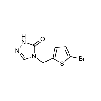 4-((5-Bromothiophen-2-yl)methyl)-2,4-dihydro-3H-1,2,4-triazol-3-one|CS-0104487