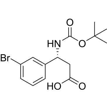 (R)-3-(3-Bromophenyl)-3-((tert-butoxycarbonyl)amino)propanoic acid|CS-0104779