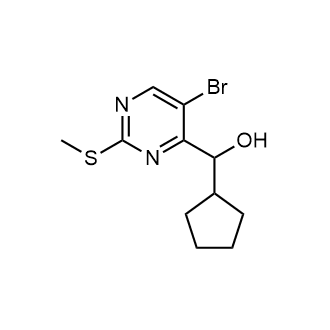 (5-Bromo-2-(methylthio)pyrimidin-4-yl)(cyclopentyl)methanol|CS-0104817