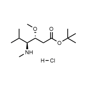 tert-Butyl (3R,4S)-3-methoxy-5-methyl-4-(methylamino)hexanoate hydrochloride|CS-0105109