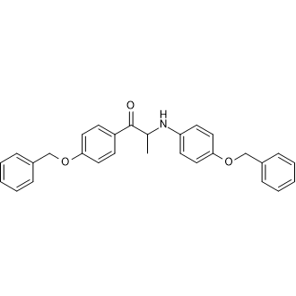 1-(4-(Benzyloxy)phenyl)-2-((4-(benzyloxy)phenyl)amino)propan-1-one|CS-0105648