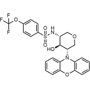 N-((3R,4R,5S)-4-Hydroxy-5-(10H-phenoxazin-10-yl)tetrahydro-2H-pyran-3-yl)-4-(trifluoromethoxy)benzenesulfonamide|CS-0105725