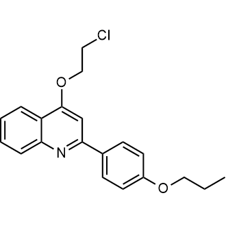 4-(2-Chloroethoxy)-2-(4-propoxyphenyl)quinoline|CS-0106618
