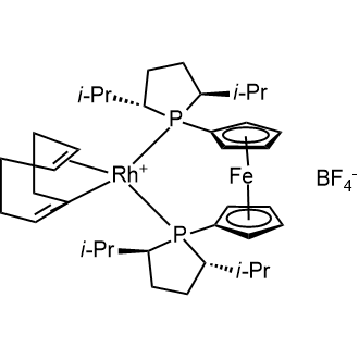 1,1-Bis((2S,5S)-2,5-di-i-propylphospholano)ferrocene(cyclooctadiene)rhodium(I) tetrafluoroborate|CS-0106817