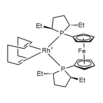 1,1-Bis((2S,5S)-2,5-diethylphospholano)ferrocene(cyclooctadiene)rhodium(I)|CS-0106869