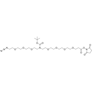 N-(Azido-PEG4)-N-Boc-PEG4-NHS ester|CS-0107151