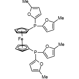 1,1'-Bis[bis(5-methyl-2-furanyl)phosphino]ferrocene|CS-0107726