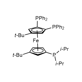 1',4-Bis(t-butyl)-1,2-bis(diphenylphosphino)-3'-(di-i-propylphosphino)ferrocene|CS-0107742
