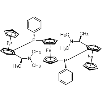 1,1′-Bis{(R)-{(RP)-2-[(S)-1-(dimethylamino)ethyl]ferrocenyl}phenylphosphino}ferrocene|CS-0108065