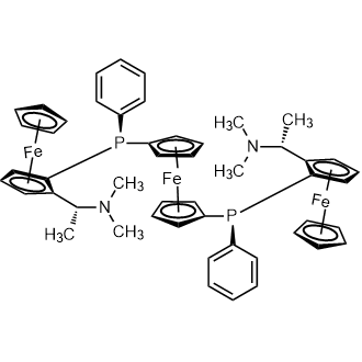1,1'-Bis{1-[(S)-ferrocenyl-2-(R)-ethyl-1-(dimethylamino)phenyl]-(S)-phosphino}ferrocene|CS-0108066