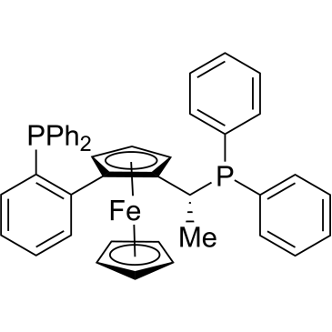 (R)-(+)-1-[(R)-2-(2'-Diphenylphosphinophenyl)ferrocenyl]ethyl diphenylphosphine|CS-0108088