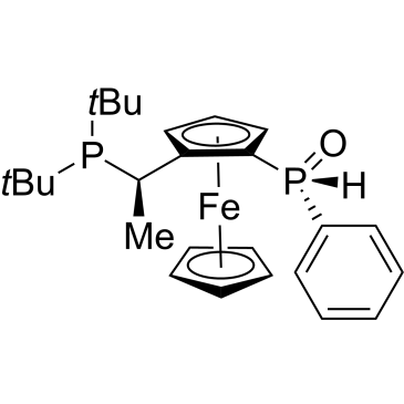 (S,R(p),S(SPO)-1-Phenylphosphinoyl)-2-[1-(di-t-butylphosphino)ethyl]ferrocene|CS-0108110
