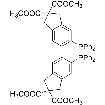 tetramethyl 6,6'-bis(diphenylphosphanyl)-1,1',3,3'-tetrahydro-2H,2'H-[5,5'-biindene]-2,2,2',2'-tetracarboxylate|CS-0108392