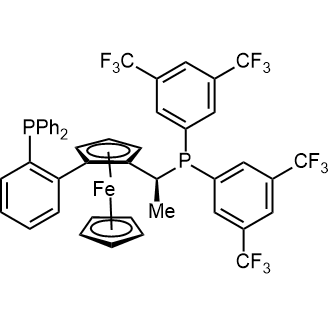 (S)-1-[(S)-1-[Bis[3,5-bis(trifluoromethyl)phenyl]phosphino]ethyl]-2-[2-(diphenylphosphino)phenyl]ferrocene|CS-0108551