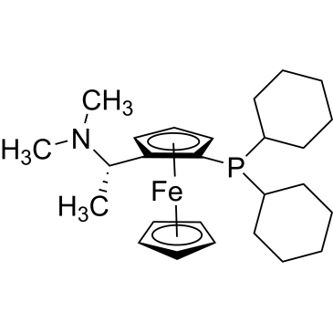 (R)-1-(Dicyclohexylphosphino)-2-[(S)-1-(dimethylamino)ethyl]ferrocene|CS-0108584