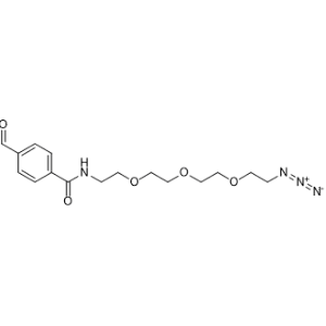 Ald-Ph-amido-C2-PEG3-azide|CS-0110309