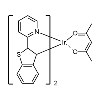 Bis[2-(2'-benzothienyl)pyridinato-N,C3'](acetylacetonato)iridium|CS-0110562