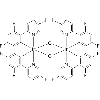 Di-μ-chlorotetrakis[3,5-difluoro-2-(5-fluoro-2-pyridinyl-κN)phenyl-κC]diiridium|CS-0110579