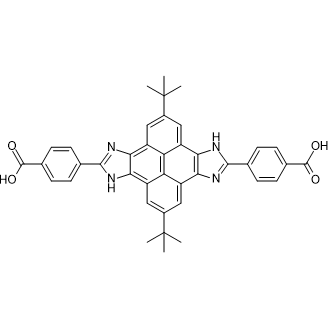 4,4'-(2,8-Di-tert-butyl-4,10-dihydropyreno[4,5-d:9,10-d']diimidazole-5,11-diyl)dibenzoic acid|CS-0110928