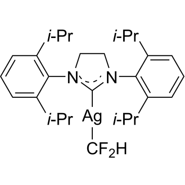 [1,3-Bis[2,6-bis(i-propyl)phenyl]-2-imidazolidinylidene]difluoromethylsilver(I)|CS-0111241