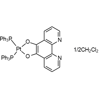 (PPh3)2Pt(O',O-1,10-phenanthroline-5,6-dione)hemidichloromethane adduct|CS-0111327