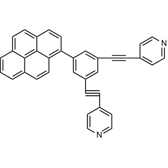 4,4'-((5-(Pyren-1-yl)-1,3-phenylene)bis(ethyne-2,1-diyl))dipyridine|CS-0111347
