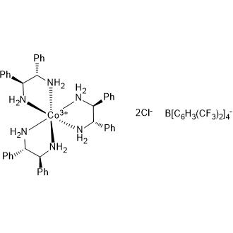 Lambda-Tris[(1S,2S)-1,2-diphenyl-1,2-ethanediamine]cobalt(III)chloridetetrakis[3,5-bis(trifluoromethyl)phenyl]boratedihydrate|CS-0111369