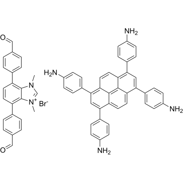 4,4',4'',4'''-(1,3,6,8-Pyrenetetrayl)tetrakis[benzenamine] compound with 1,3,6,8-Tetrakis(4-aminophenyl)pyrene|CS-0111438