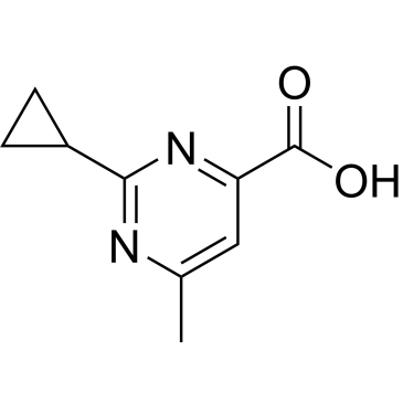 2-Cyclopropyl-6-methylpyrimidine-4-carboxylic acid|CS-0112015