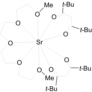 Bis(2,2,6,6-tetramethyl-3,5-heptanedionato)strontium tetraglyme adduct|CS-0112040
