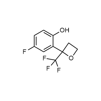 4-Fluoro-2-(2-(trifluoromethyl)oxetan-2-yl)phenol|CS-0112496