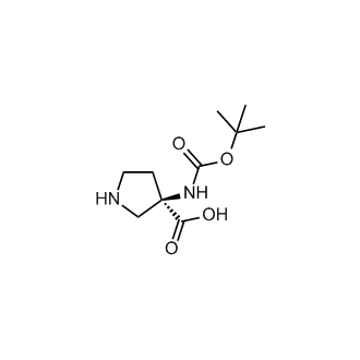 (R)-3-((tert-Butoxycarbonyl)amino)pyrrolidine-3-carboxylic acid|CS-0112621