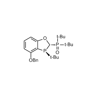 ((2S,3S)-4-(benzyloxy)-3-(tert-butyl)-2,3-dihydrobenzo[d][1,3]oxaphosphol-2-yl)di-tert-butylphosphineoxide