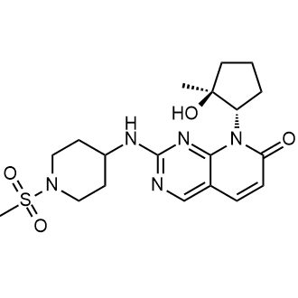 8-((1S,2S)-2-Hydroxy-2-methylcyclopentyl)-2-((1-(methylsulfonyl)piperidin-4-yl)amino)pyrido[2,3-d]pyrimidin-7(8H)-one|CS-0114168