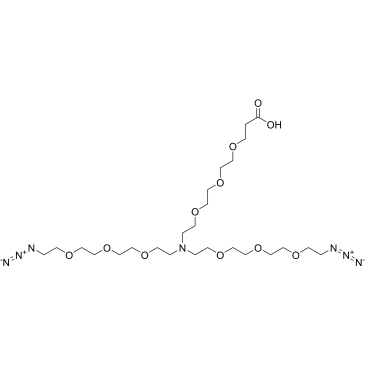 N-(acid-PEG3)-N-bis(PEG3-azide)|CS-0114521
