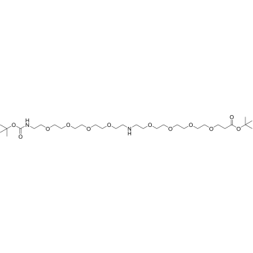 N-(Boc-PEG4)-NH-PEG4-NH-Boc|CS-0114866