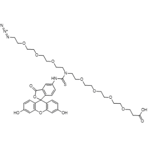 N-(Azido-PEG3)-N-Fluorescein-PEG4-acid|CS-0115248