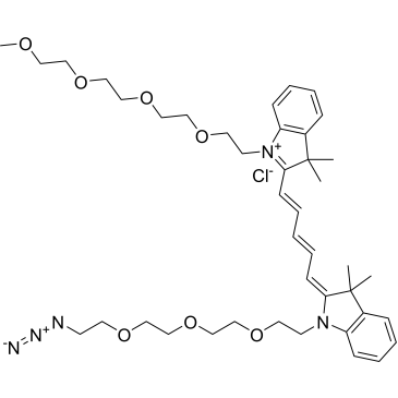 N-(m-PEG4)-N'-(azide-PEG3)-Cy5|CS-0115485