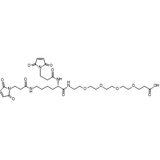 Bis-Mal-Lysine-PEG4-acid|CS-0115539