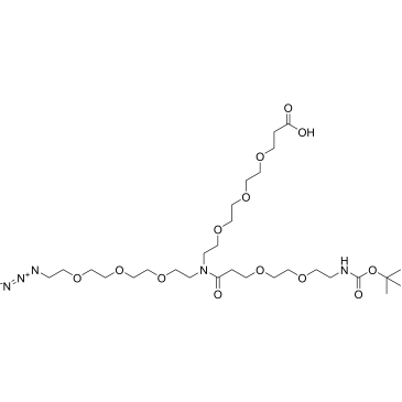 N-(Azido-PEG3)-N-(PEG2-NH-Boc)-PEG3-acid|CS-0115565