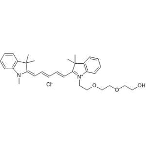 N-Methyl-N'-(hydroxy-PEG2)-Cy5|CS-0116032