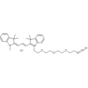 N-methyl-N'-(azide-PEG3)-Cy3|CS-0116041