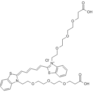 N,N'-bis-(Acid-PEG3)-benzothiazole Cy5|CS-0116062